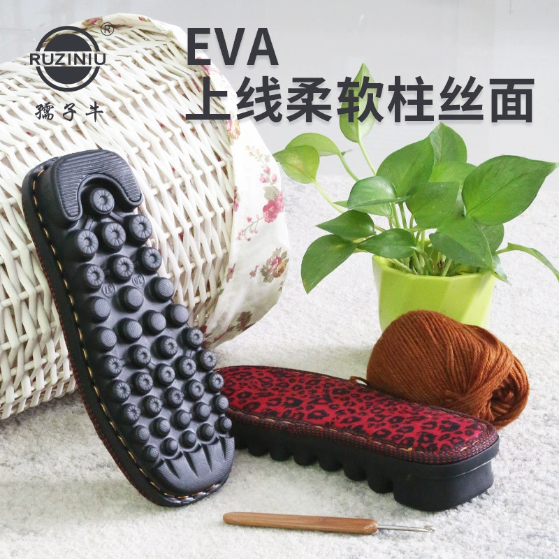 Подошва оптом ручной работы, шерстяная хлопковая подошва, нескользящий износостойкий верх, Черная мягкая колонка, шелковая подошва, тонкая