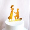 Tanabata Valentine's Day Baked Cake Decoration Love Wedding Proposal Acrylic Cake Account Dress