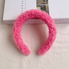 Plush cute headband, universal hair accessory, Korean style, new collection, internet celebrity