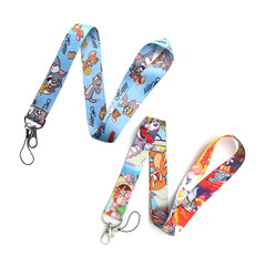 搞笑貓咪老鼠卡通手機掛繩 證件卡掛件吊牌掛繩掛脖鑰匙鏈掛繩