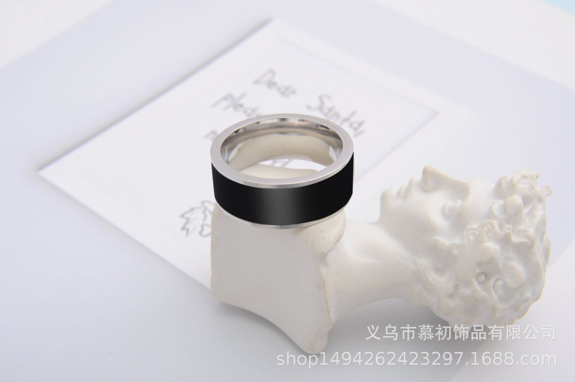 加工定制饰品手机标签NFC钛钢戒指智能穿戴指环黑科技智能戒指-阿里巴巴