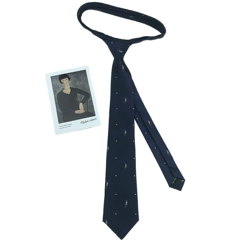 Retro tie, universal shirt, flowered, custom-made