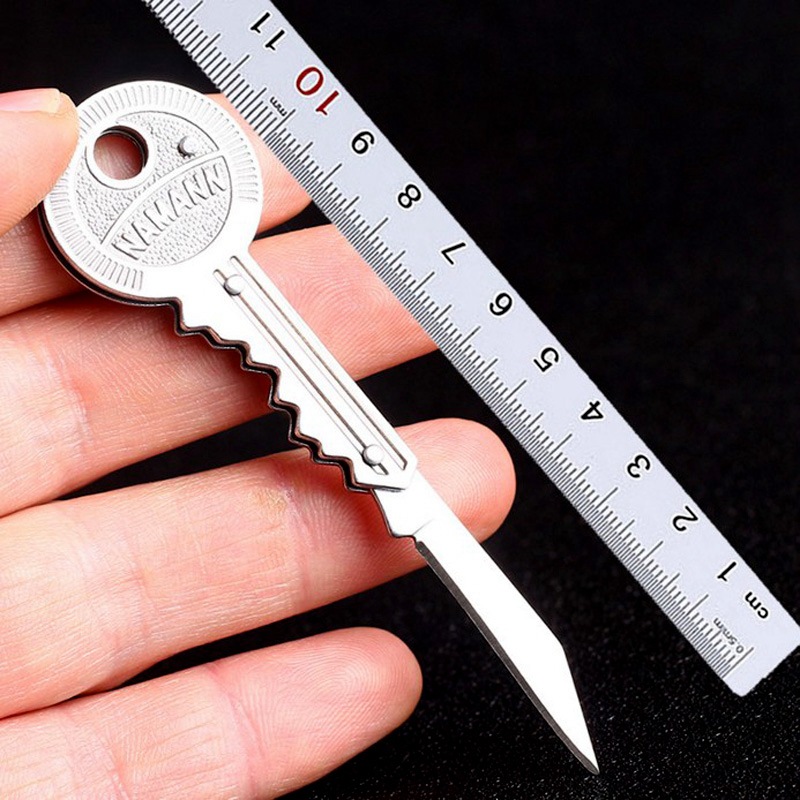 钥匙扣刀迷你多功能折叠小户外钥匙扣便携EDC工具随身便携应急刀