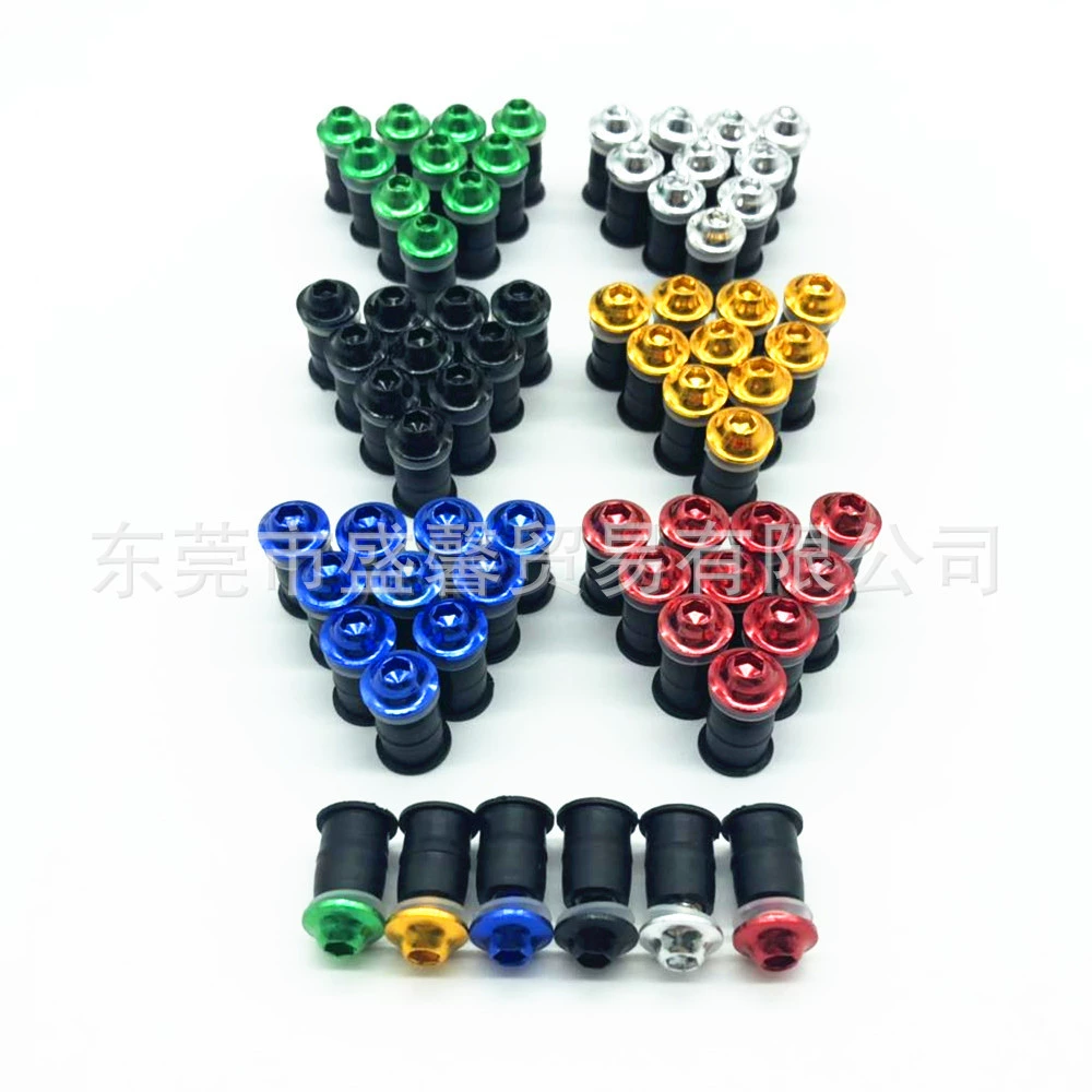 Мотоцикл 5 мм модифицированный винт Винт лобового стекла с ЧПУ фиксированный крепежный винт Шестигранный ключ