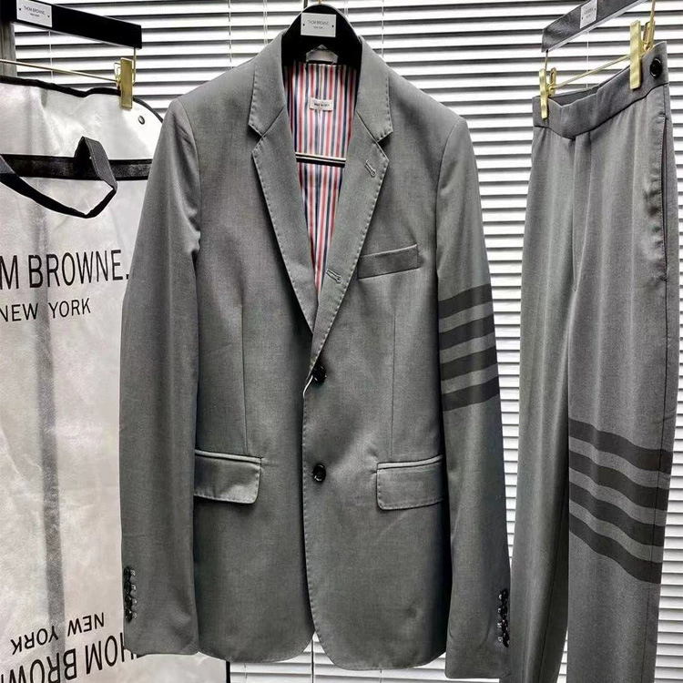 Костюм-пиджак английского стиля, короткий классический жакет, slim fit, осенний сезон