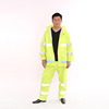 Retroreflective fluorescence raincoat, waterproof jacket, trousers