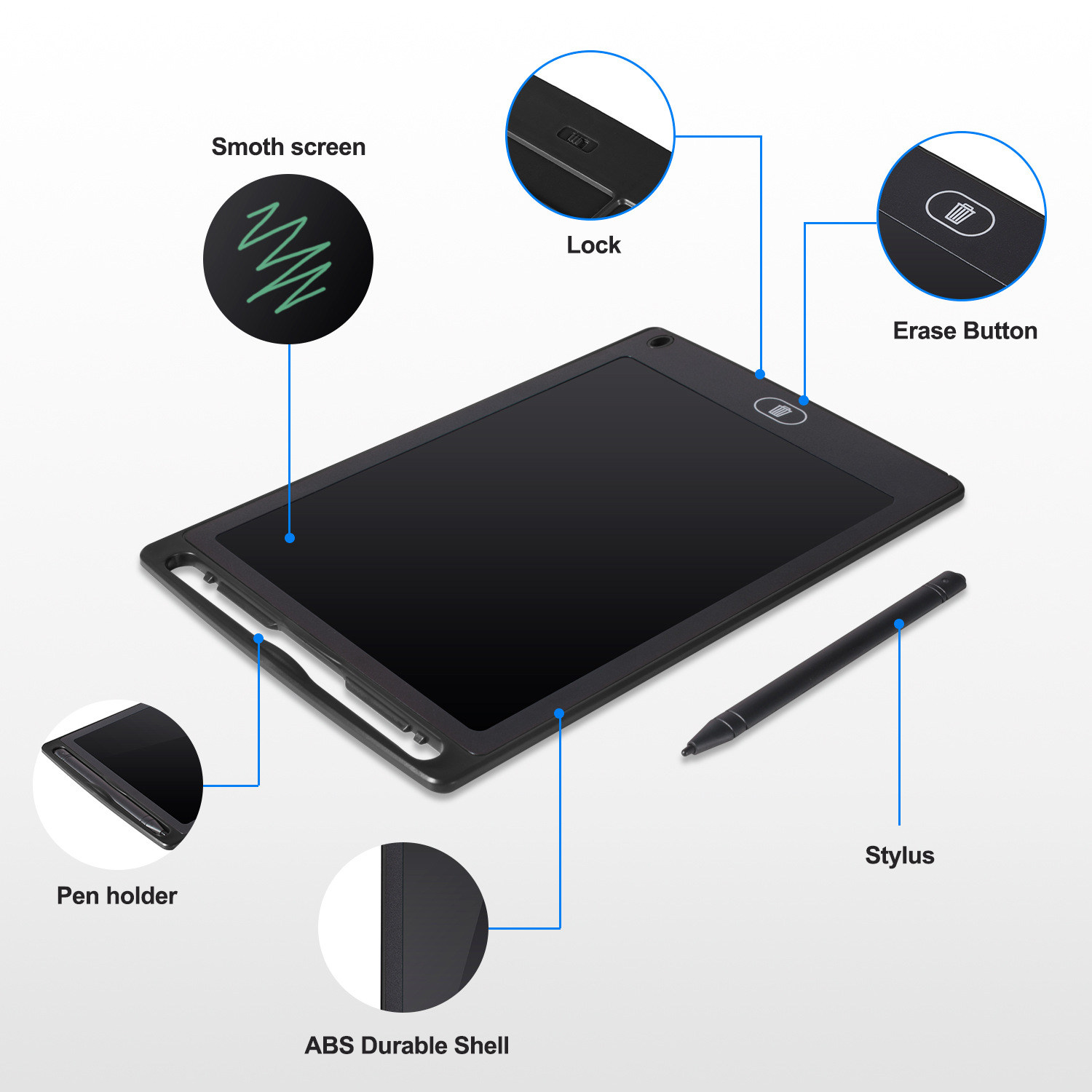 液晶手写板现货8.5寸儿童电子画板手绘板液晶小黑板LCD 手写板