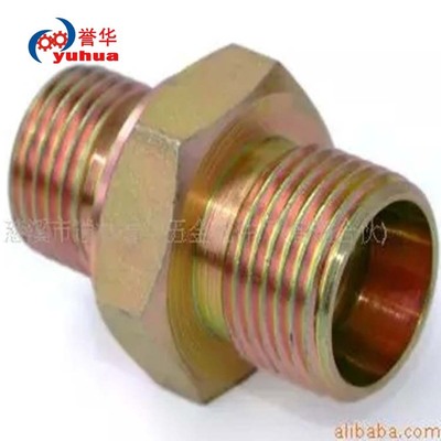 supply Stainless steel Hardware high pressure Six corners Through Thread Hydraulic system Hydraulic pressure Joint