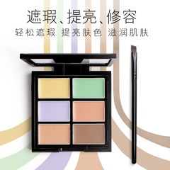Wholesale Carmela six-color concealer to cover spots, acne, dark circles, tattoos, scars, facial studio makeup artist