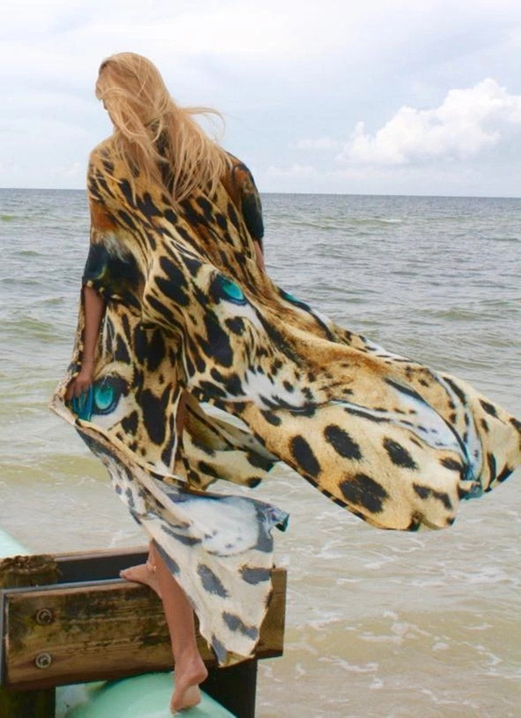 Nuevo Cuatro Lados Elástico Tigre Cardigan Cinturón Playa Protector Solar Bikini Venta Al Por Mayor Nihaojewelry display picture 12