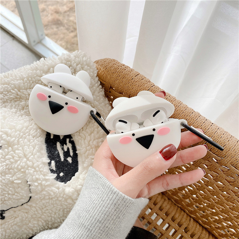 Korean Style Rabbit Airpods Protective Sleeve display picture 6