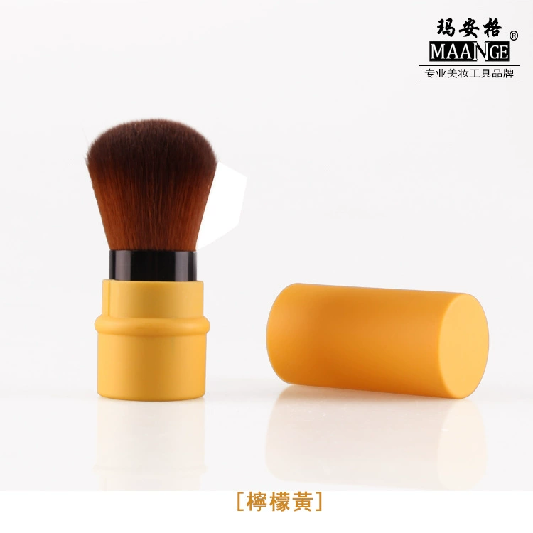 Face blush, small handheld brush, powder, foundation