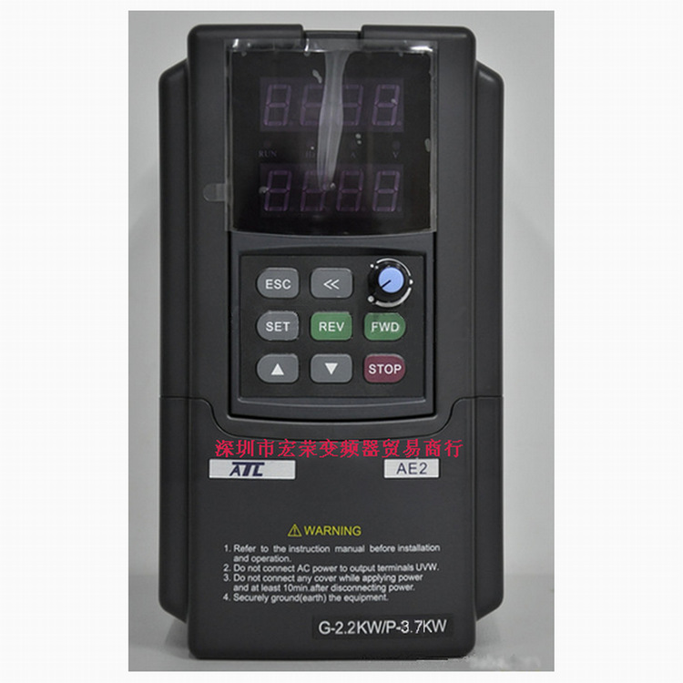 ATL变频器AE2-4T0022G/0037P及操作面板现货说明书免费共享