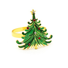 酒店装饰绿色圣诞树餐巾扣餐巾环餐巾圈口布圈现货批发 23508540662_705575376.230x230.jpg