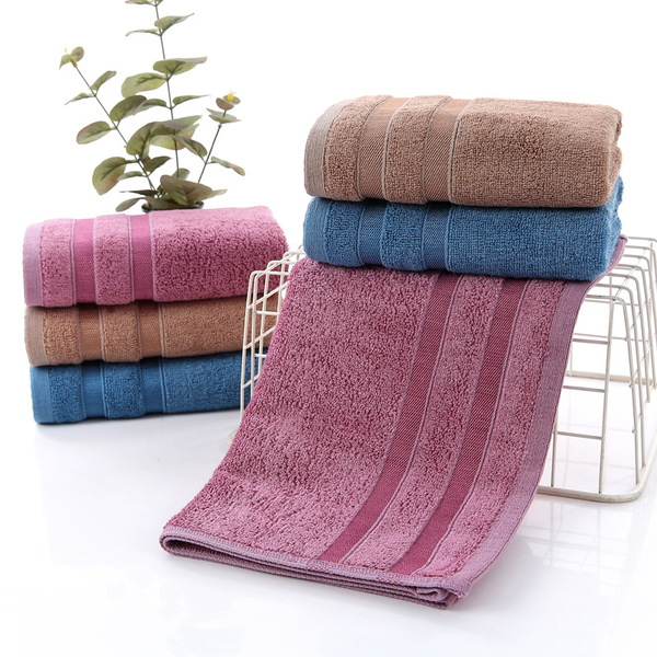 Dark towel for face washing