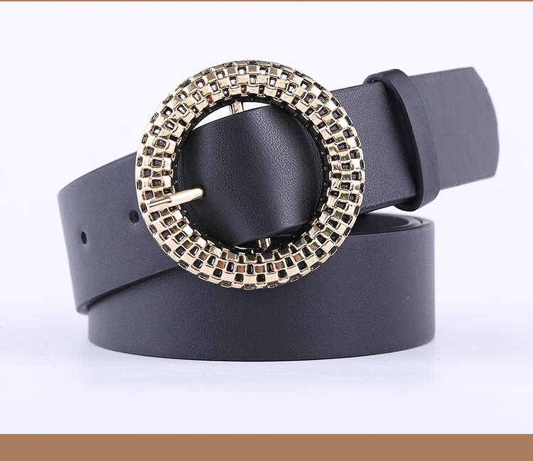 Nuevo Punk Belt Ladies Fashion Hebilla Combinación Cinturón Ancho Casual Cinturón Decorativo Mujeres Al Por Mayor Nihaojewelry display picture 4