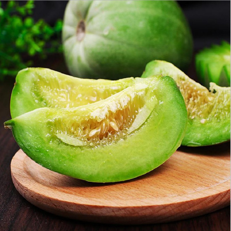 Shandong Emerald muskmelon fresh Cantaloupe muskmelon Claw honey Season fruit muskmelon