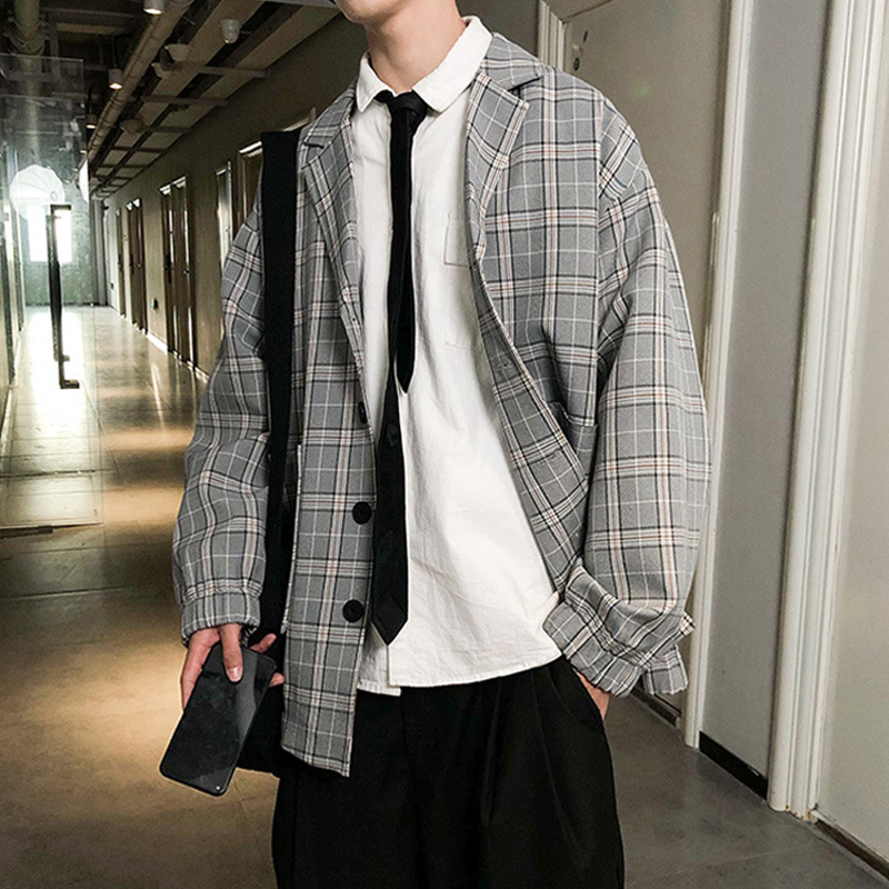 Casual demi-season spring men's trend classic suit jacket