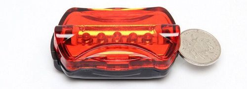 Bicycle tail light butterfly tail light shoulder light mountain bike warning light bicycle headlight 198 riding equipment