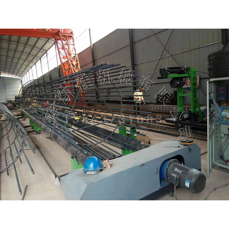 数控钢筋笼绕筋机桥梁桥墩制作钢筋笼滚焊机钻孔基桩钢筋笼绕筋机