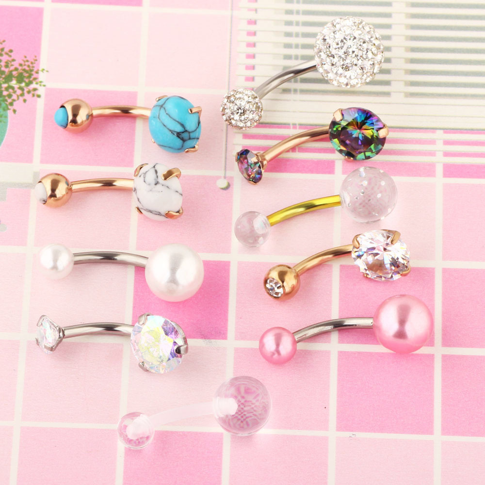 Pointed titanium steel lip stud product view