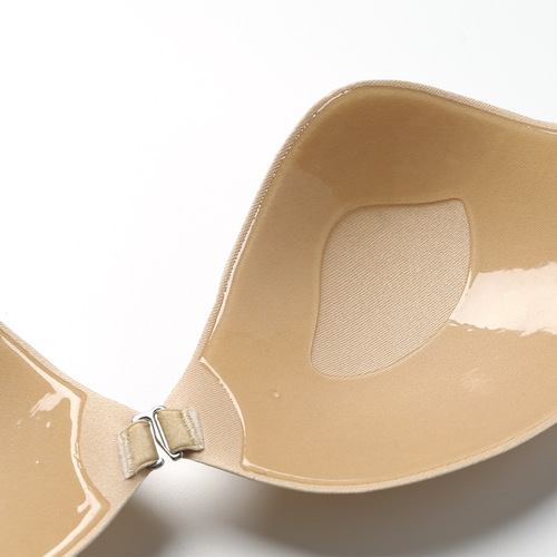 外贸新款生物胶无痕隐形胸贴乳贴 性感聚拢无肩带防滑文胸内衣女