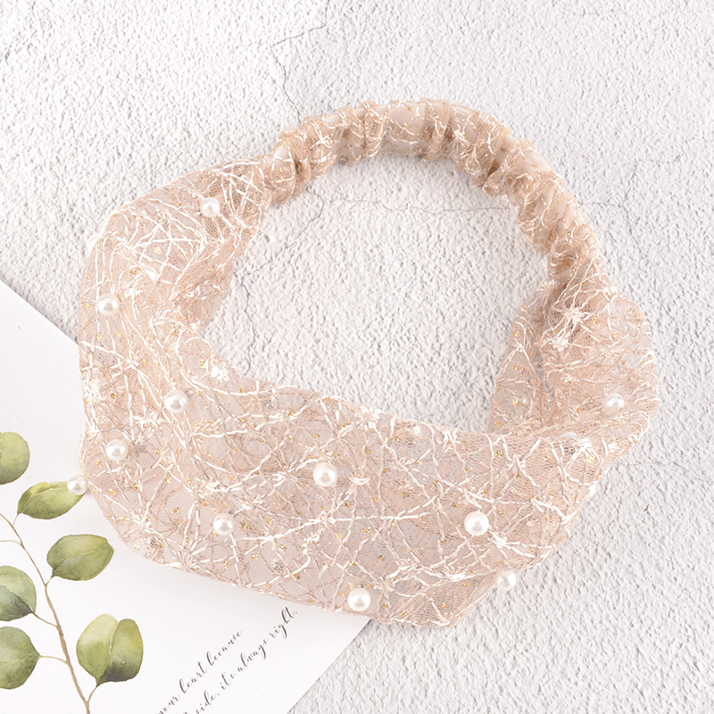 Pearl Wide-brimmed Headband display picture 8