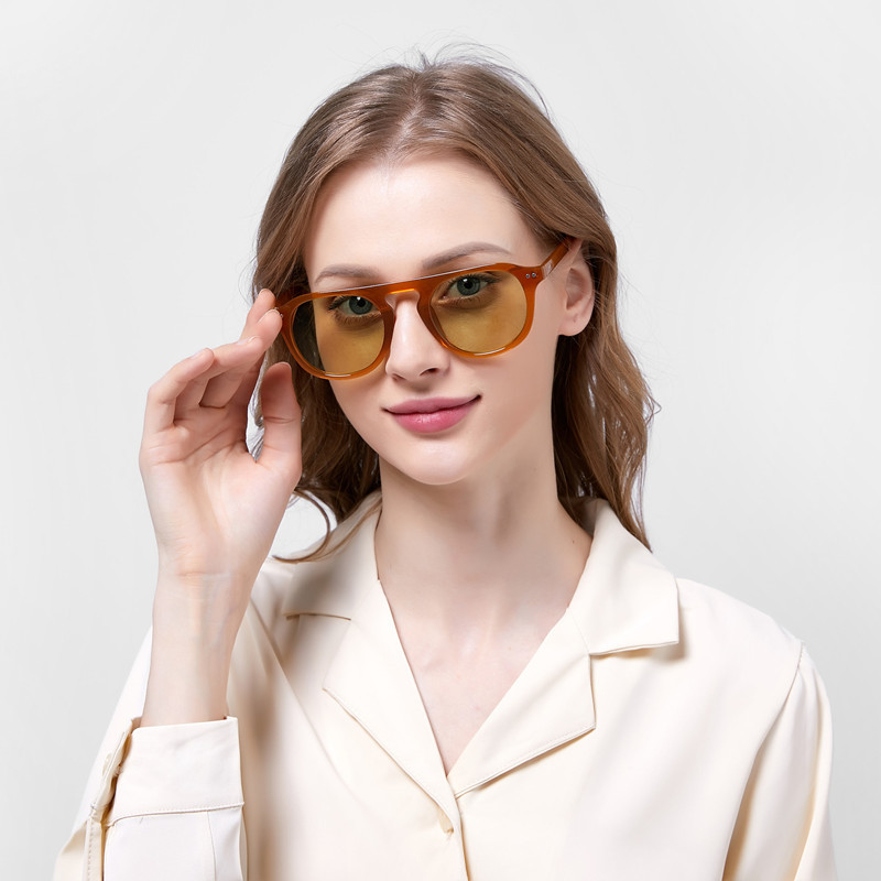 2020 nuevas gafas de sol ovaladas de moda estilo coreano gafas de sol de moda ligero tiro de calle gafas elegantes para mujeres 3394