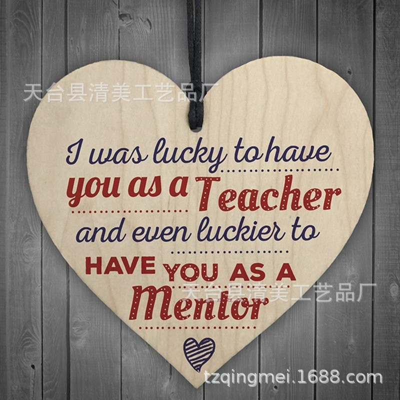 40 estilos nuevo 100mm amor madera chip colgante 1 Pack