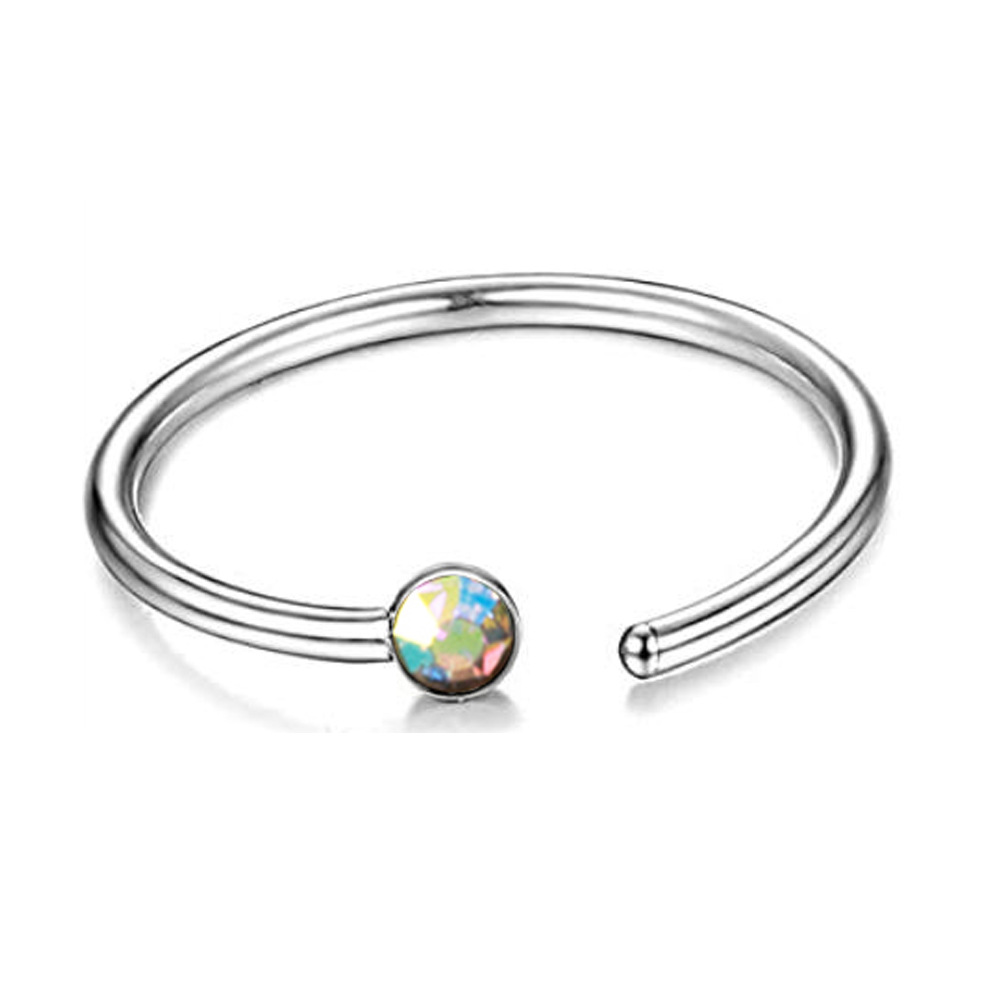 Hot Sale Stainless Steel C-Shaped Nose Ring Fake Nose Stud Ear Bone Hoop Jewelry detail image 7