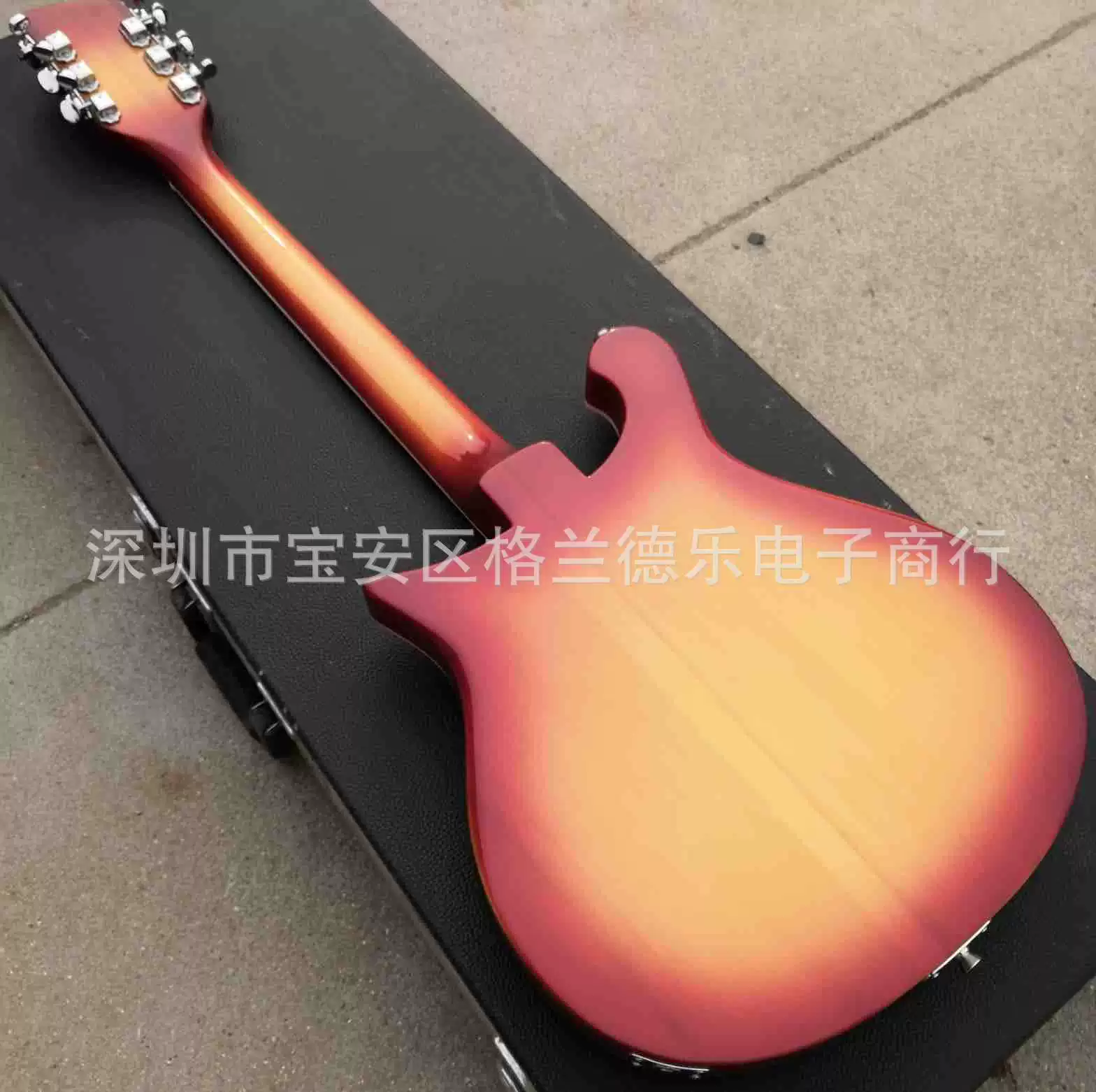 Гранд-гитара кросс-бортовая горячая продажа RicKenBacker класс 12 струнная пианино струна электрогитара производители прямое одобрение