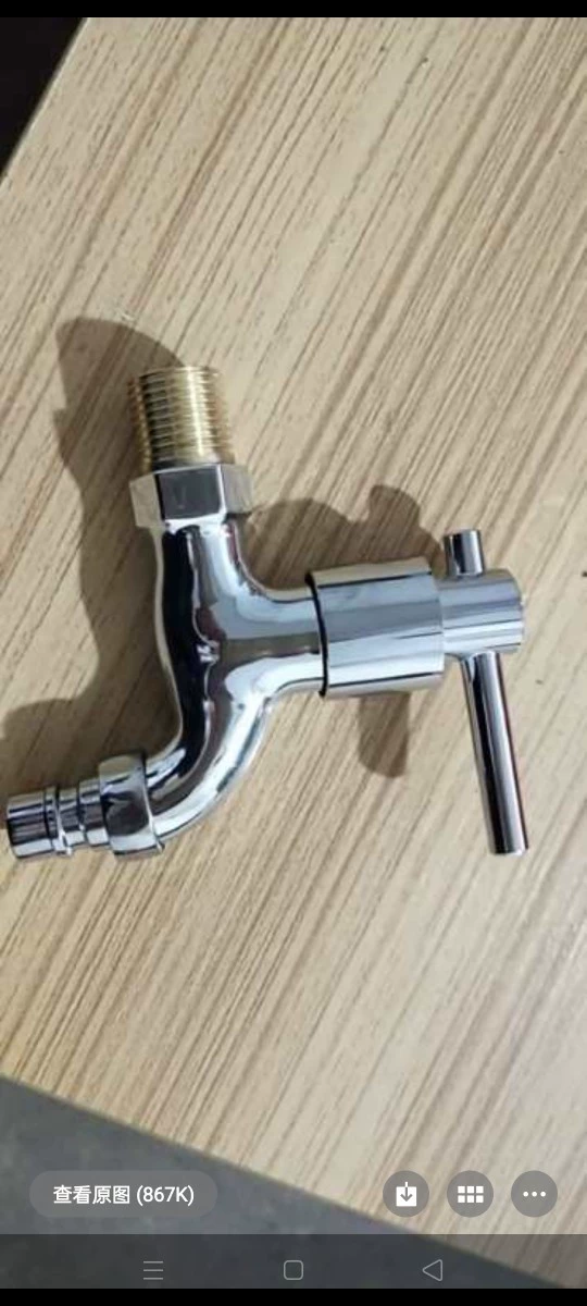 Пластиковый стальной кран Стиральная машина кран