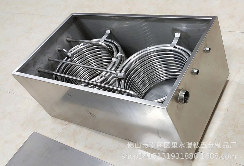 【广东制冷】冷水机专用304不锈钢蒸发器水箱冷水水箱蒸发箱可按