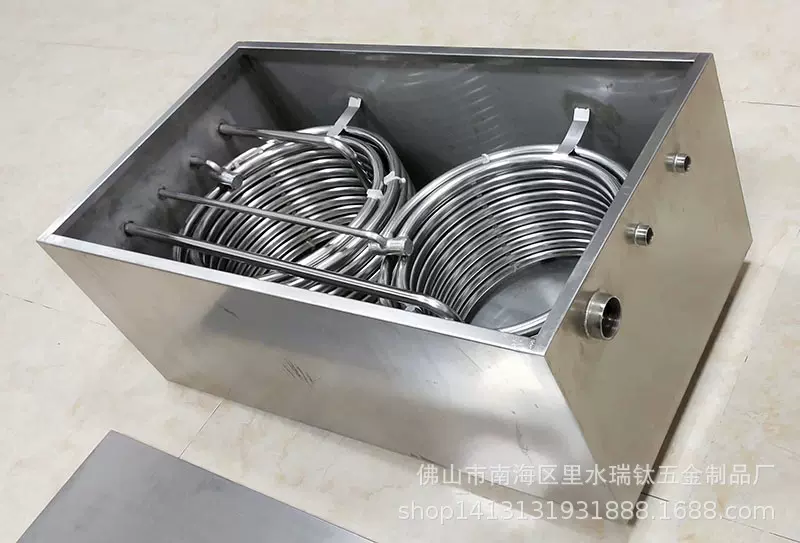 【广东制冷】冷水机专用304不锈钢蒸发器水箱冷水水箱蒸发箱可按