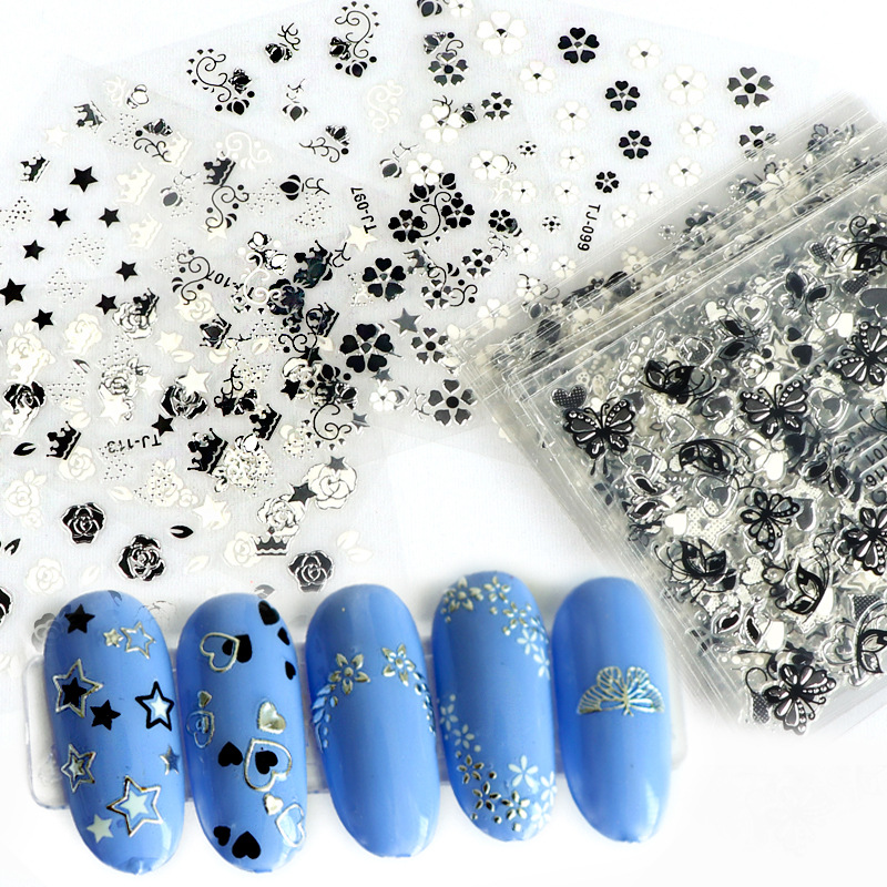 Mode Star Fleur Papillon Animaux Ongles Correctifs 1 Jeu display picture 1