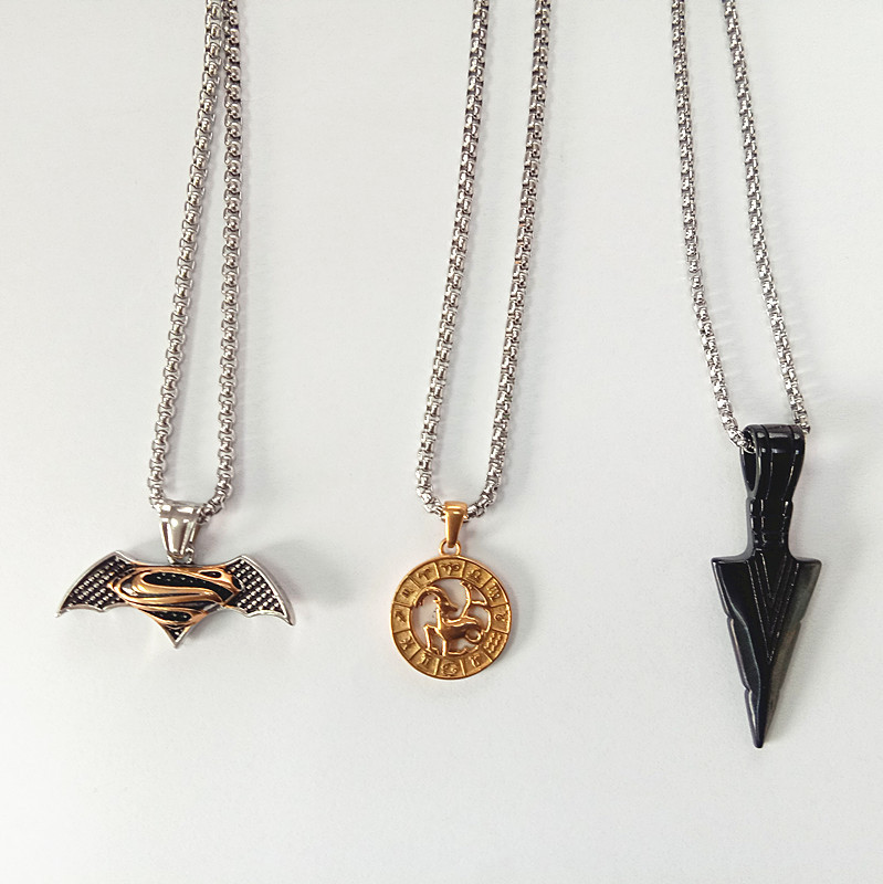 廠家定制精工鑄造不鏽鋼吊墜男款 多款式多規格歐美時尚钛鋼項墜