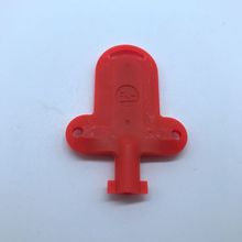 二代抽屜櫃附件:二代櫃MS705塑料一字鑰匙(紅色)