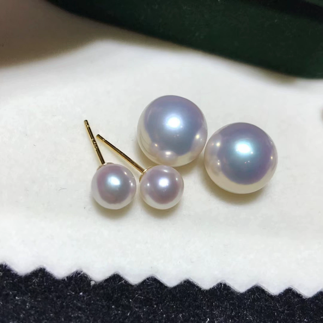 Серьги из жемчуга, фурнитура, 6-7мм, 10-11мм, серебро 925 пробы
