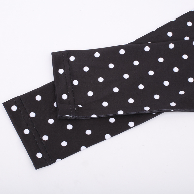 polka dot sexy long-sleeved short tops NSMEI50859