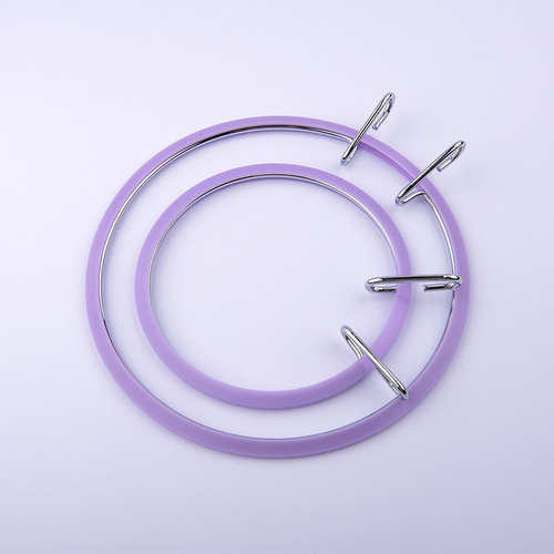 Embroidery stretcher, embroidery diy plastic embroidery booth, cross-stitch stretcher, embroidery hoop metal, adjustable 7.25 inches