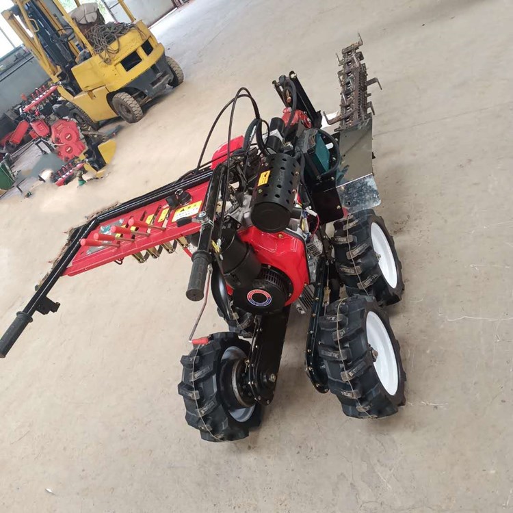 路面工程开沟机水管地埋线开沟机山药种植开土机种植起垄开沟机