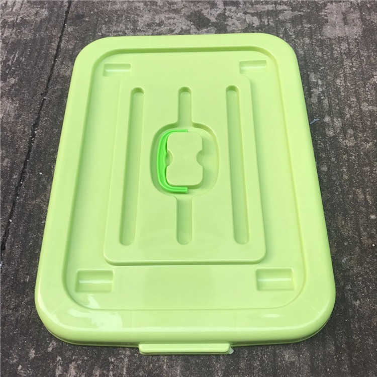 360*246*212小号家用透明整理箱 珠海塑料收纳箱8002储物箱带提手