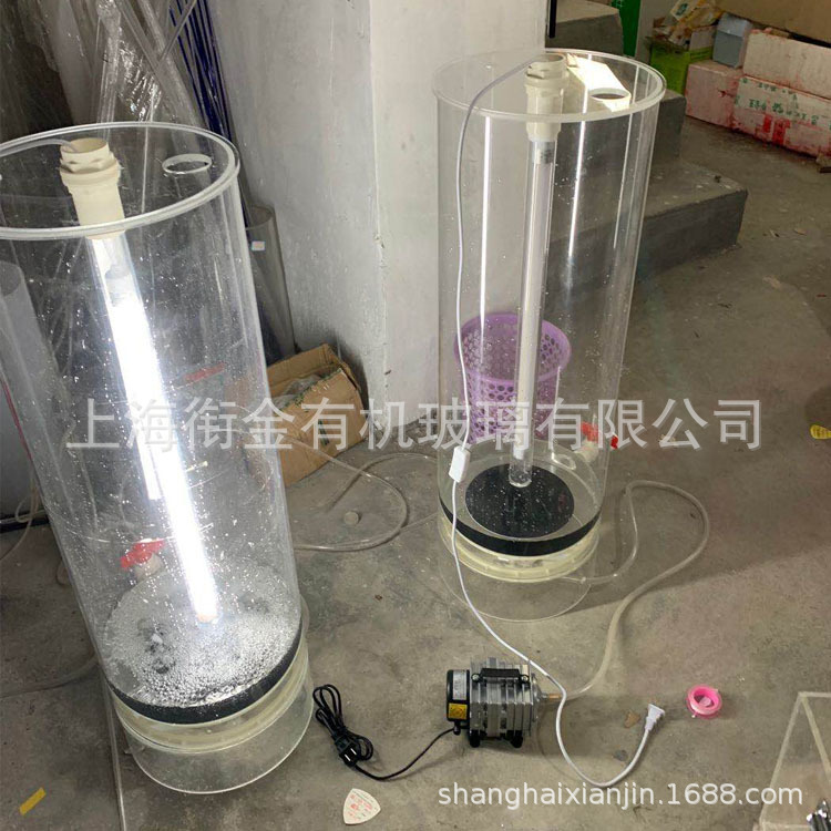 透明 亚克力小型培藻皿筒 有机玻璃培养小球藻卵囊藻圆形桶 加工
