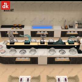 酒店餐厅自助餐台多高    自助餐台图片及尺寸  自助餐台设备制作