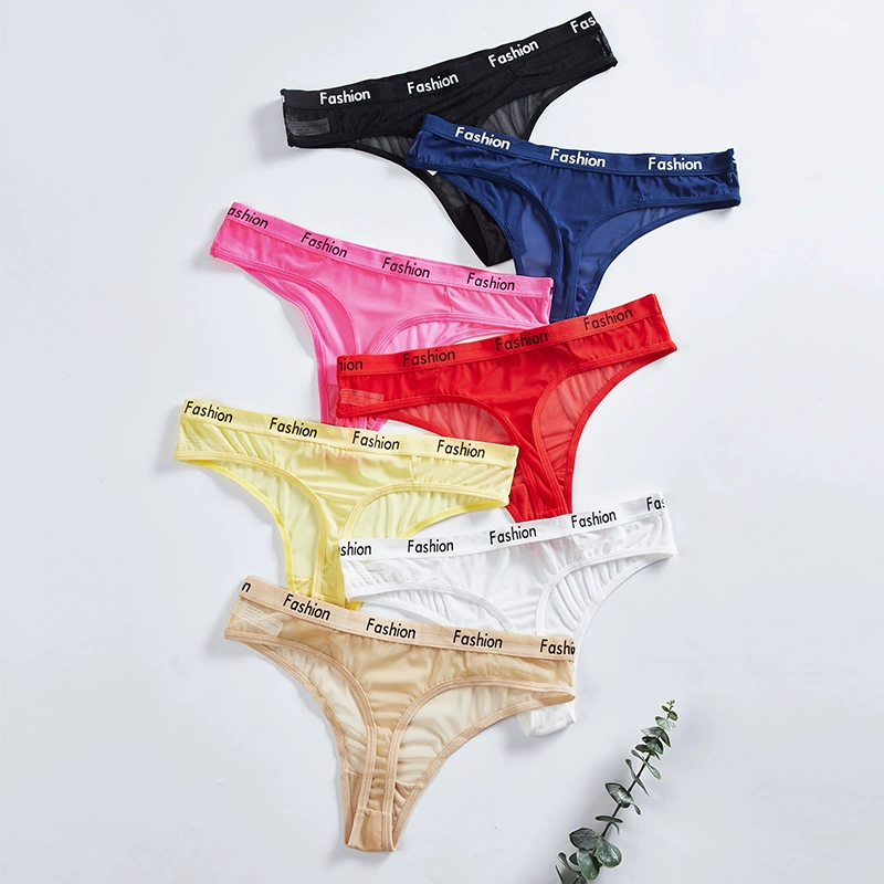 Sexy European-Style Lace Panties by 其他 in Black, Navy, Red, Rose Red, White, Yellow - S-XL