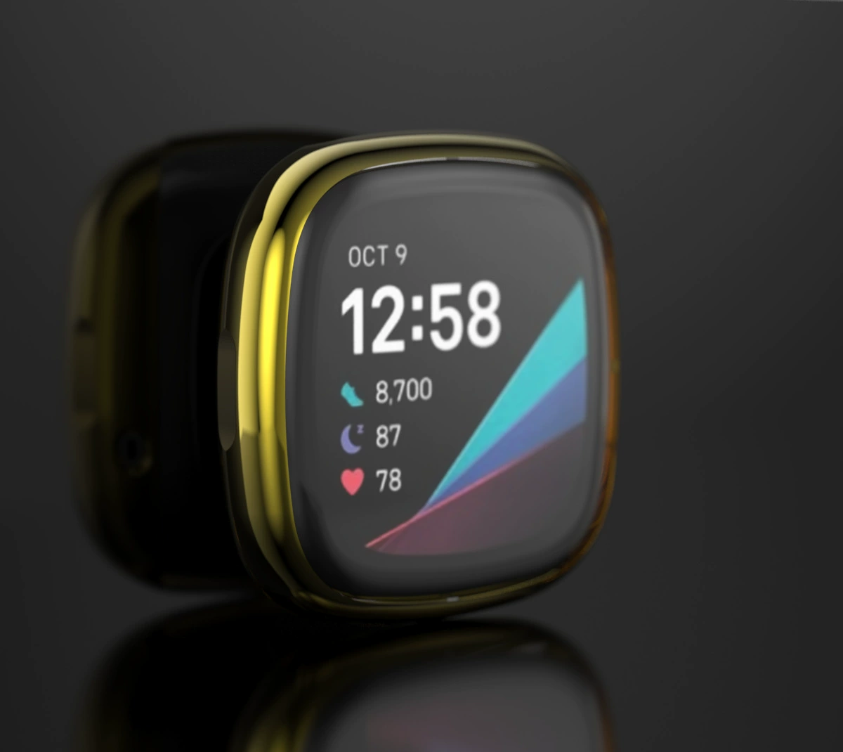 Совместимо с новым смарт-часами Fitbit Versa3 Sense, универсальная полная упаковочная коробка TPU с покрытием, все включено