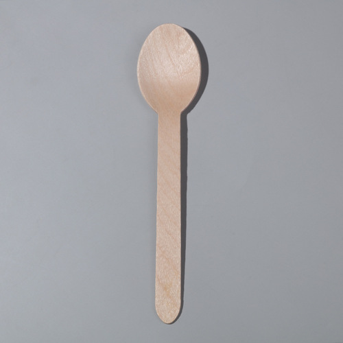 Disposable spoon, birch knife, fork, spoon for cake, wooden fork, dessert spoon, ice cream scoop, small production wooden fork