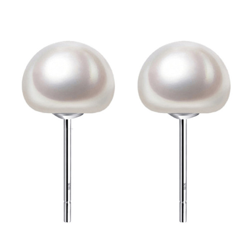 925 Pure Silver Earrings for Women - Korean Decorative Earrings, Imported Earrings with Natural Freshwater Pearls, Same Style Earrings - Korean Version