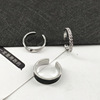 Fashionable ring, brand set, 3 piece set, on index finger