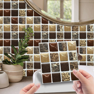 MSC075�羳3D�Rِ��ˮ���ɴu�Nglass tileDIY��ˮ��ճ���N�ذ��N